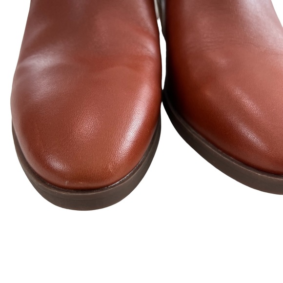 Vionic Cecily Cognac Waterproof Leather Ankle Booties Size 5M - Picture 14 of 15